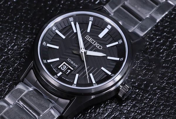 SUR515P1 Reloj Seiko Essentials Hombre Acero Negro