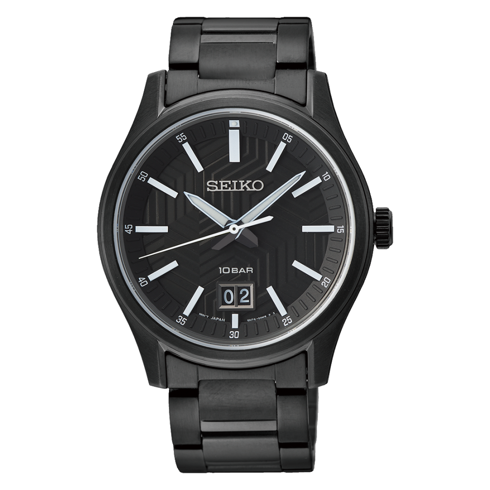 SUR515P1 Reloj Seiko Essentials Hombre Acero Negro
