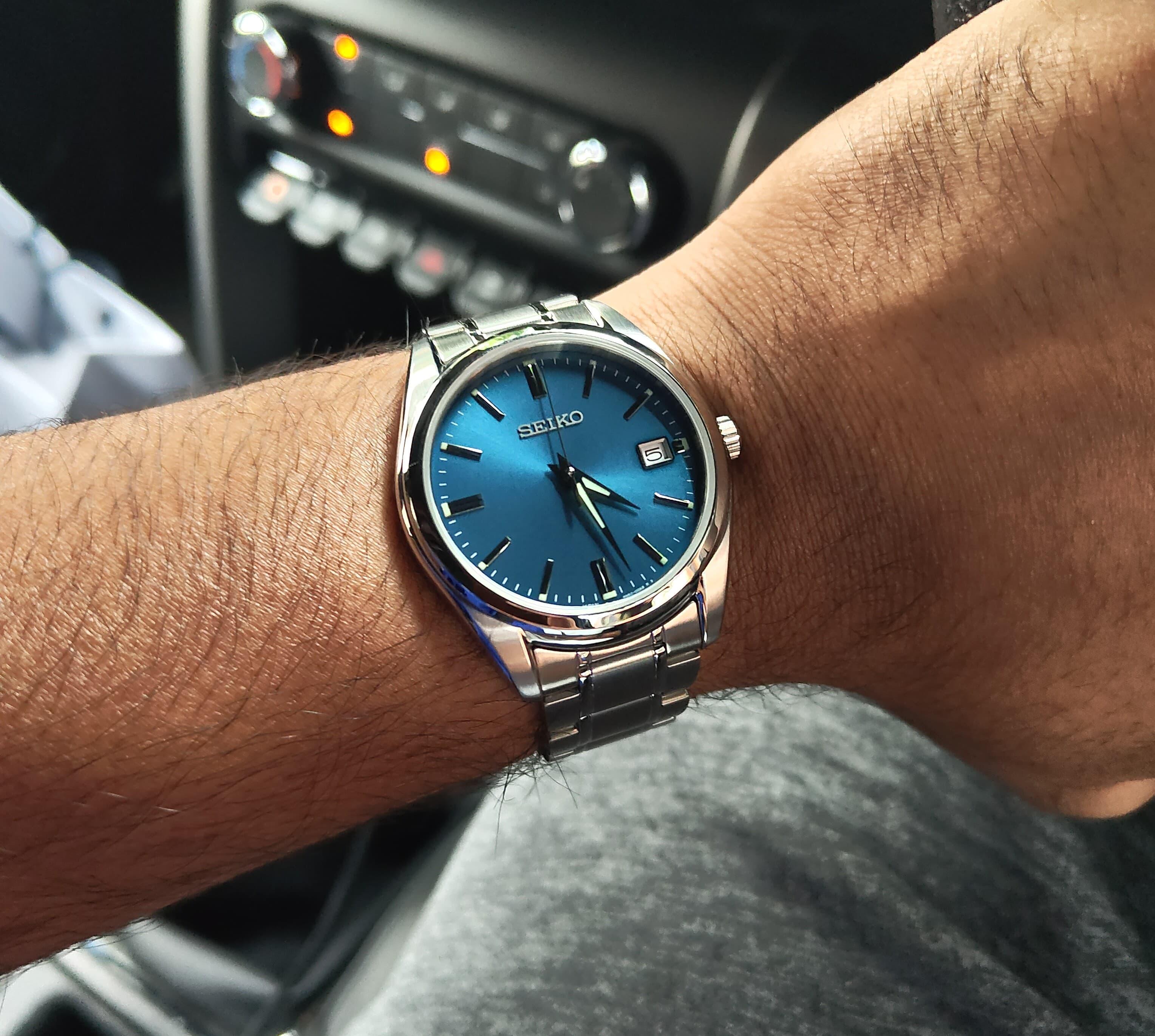 SUR525P1 Reloj Seiko Essentials Hombre Correa Acero Esfera Azul