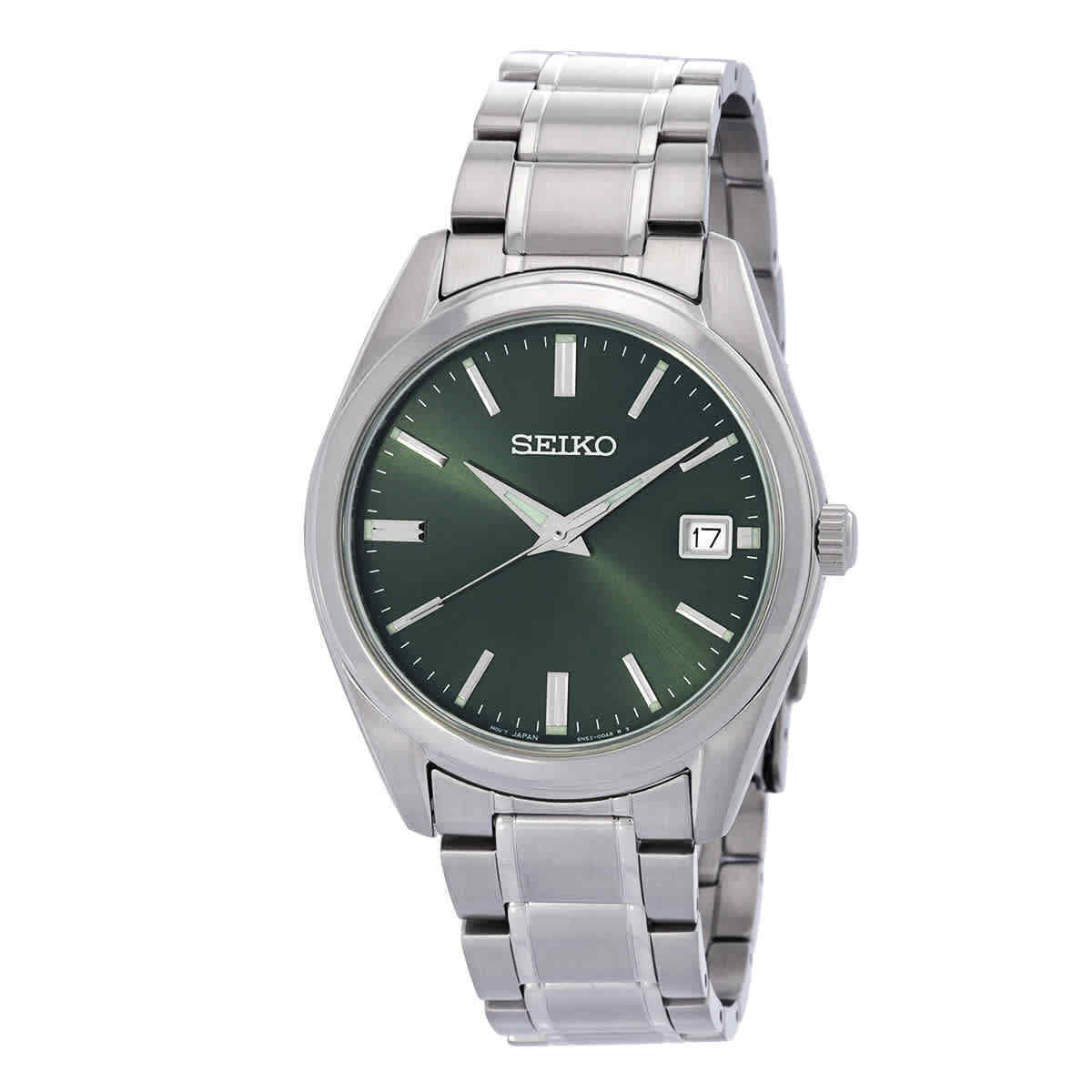 SUR527P1 Reloj Seiko Essentials Hombre Pulsera Acero Esfera Verde