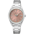 SUR529P1 Reloj Seiko Clásico Mujer Correa Acero Esfera Rosa