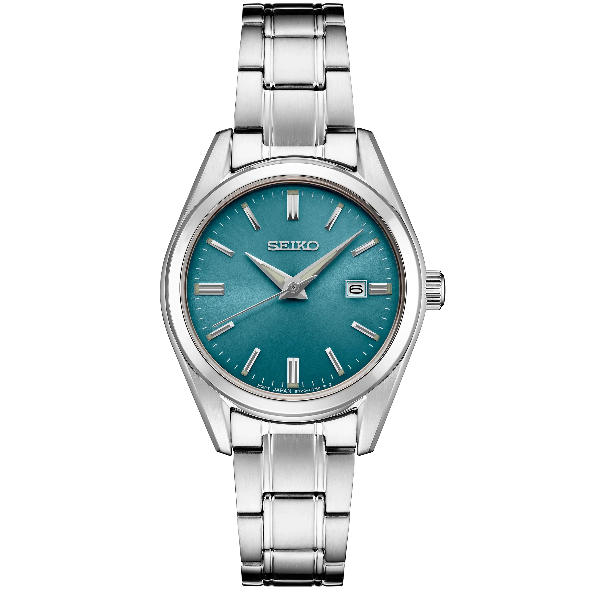 SUR531P1 Reloj Seiko Dress Mujer Correa Acero Azul Turquesa