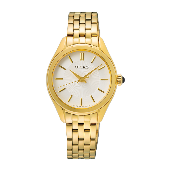 SUR538P1 Reloj Seiko Neo Classic Mujer Pulsera Metal Dorado