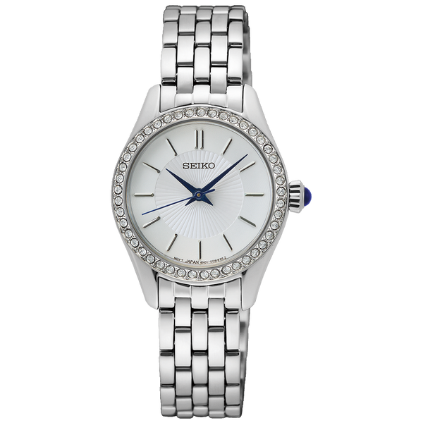 SUR539P1 Reloj Seiko Essentials Mujer Acero Plateado Esfera Blanca