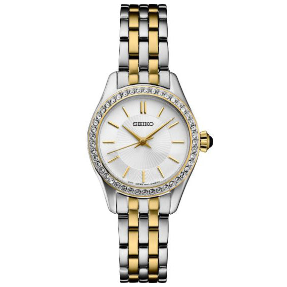 SUR540P1 Reloj Seiko Essentials Mujer Pulsera Acero Bicolor Cristales