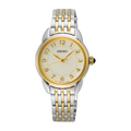 SUR562P1 Reloj Seiko Neo Classic Mujer Pulsera Acero Oro Esfera Crema