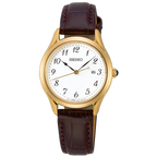 SUR638P1 Reloj Seiko Neo Classic Mujer Correa Piel Marrón