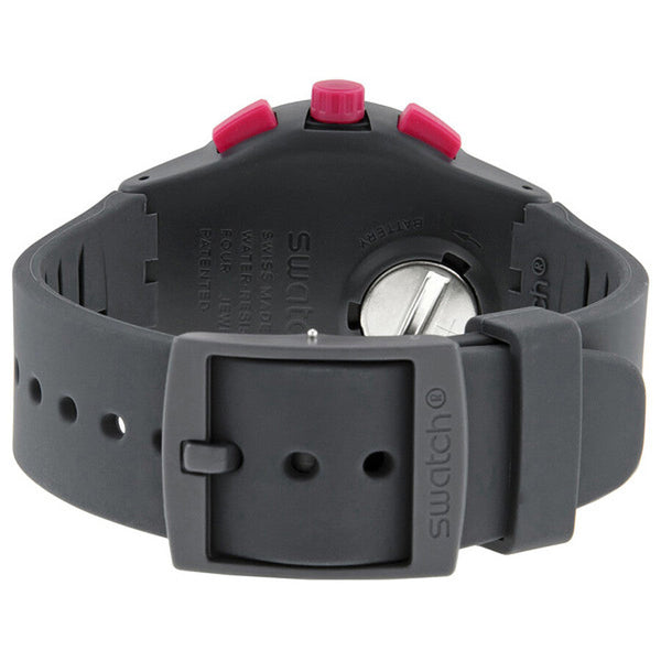 SUSA400 Reloj Swatch Chrono Cronógrafo Unisex Resina Gris Fucsia