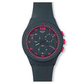 SUSA400 Reloj Swatch Chrono Cronógrafo Unisex Resina Gris Fucsia
