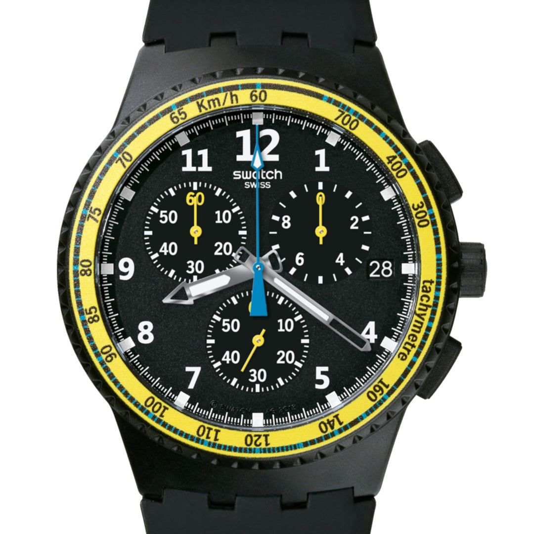 SUSB404 Reloj Swatch Sifnos Análogo para Hombre con Correa de Resina