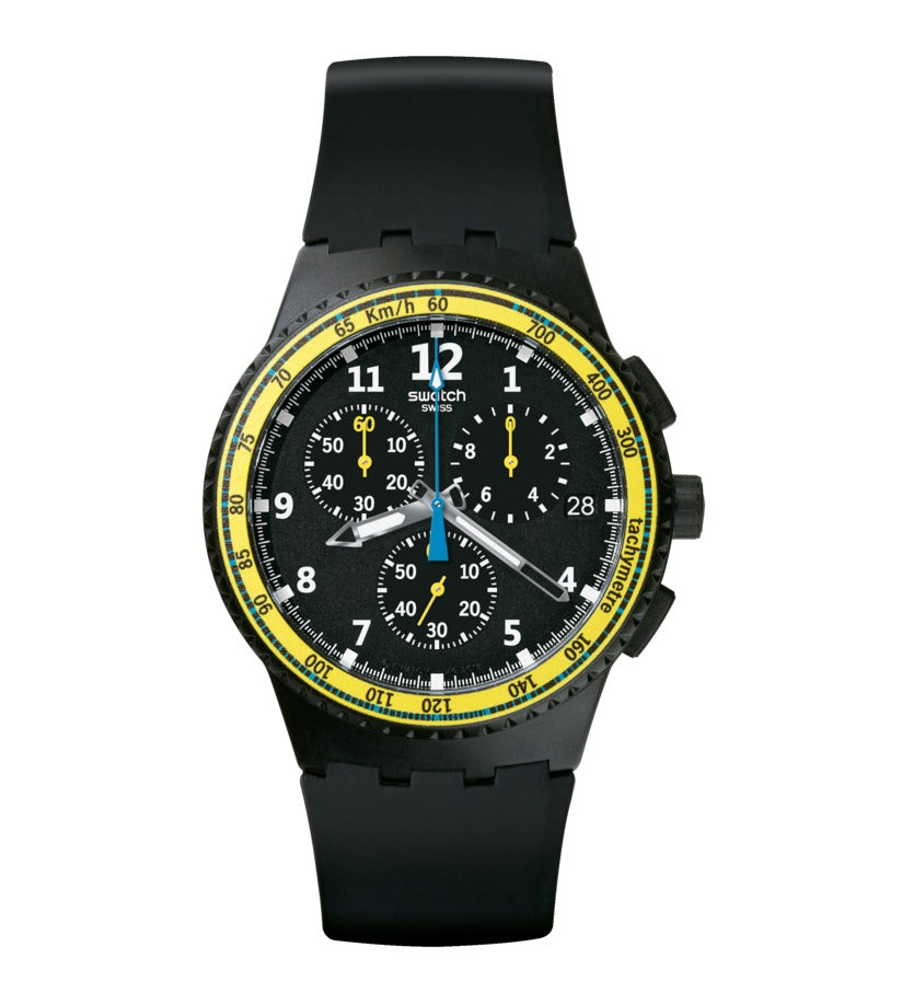 SUSB404 Reloj Swatch Sifnos Análogo para Hombre con Correa de Resina