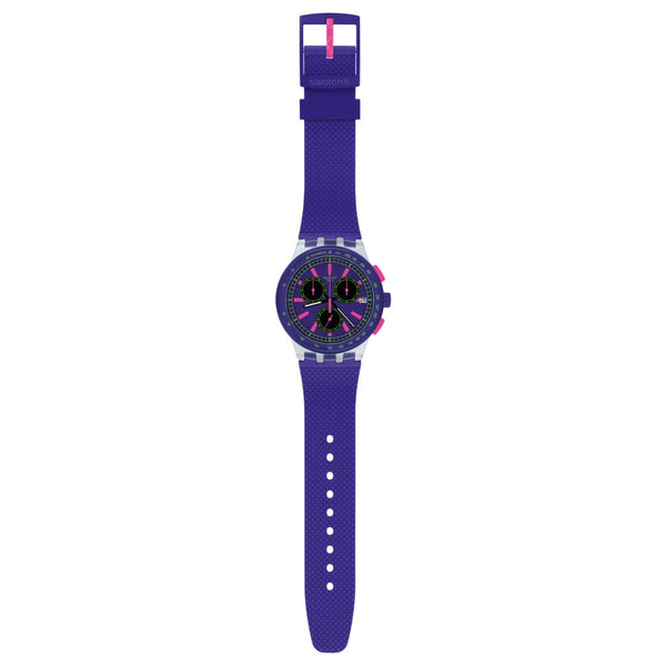 SUSK400 Reloj Swatch Purp-Lol de señorita correa de resina