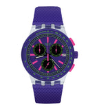 SUSK400 Reloj Swatch Purp-Lol de señorita correa de resina - Resina Púrpura 42 mm — original con garantía, La Relojería GT