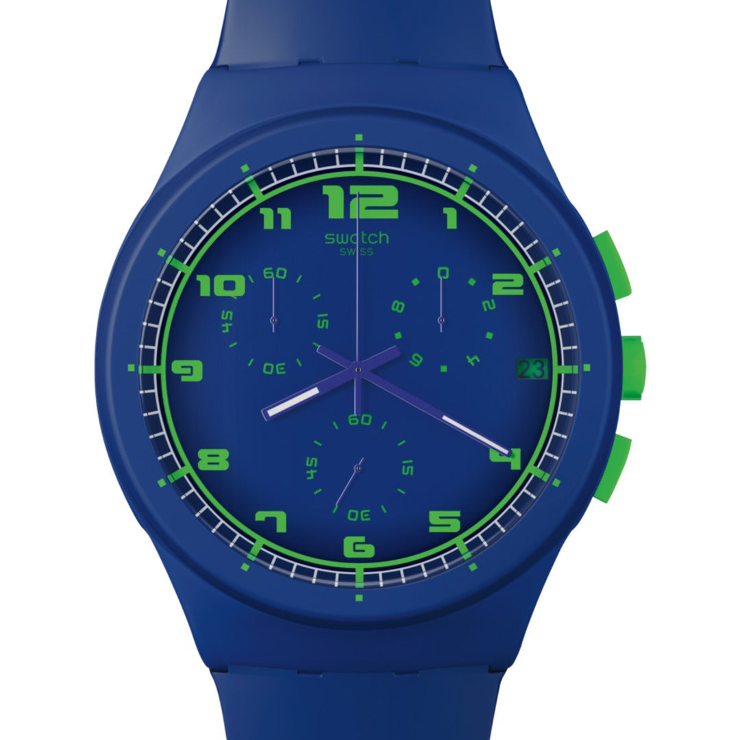 SUSN400 Reloj Swatch Big Bold Chrono Unisex Resina Azul
