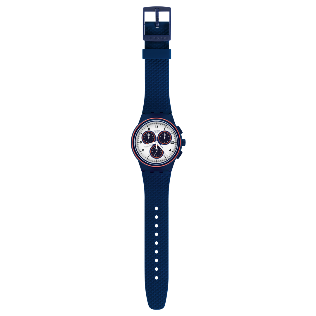 SUSN412 Swatch Parabordo de hombre pulsera de caucho