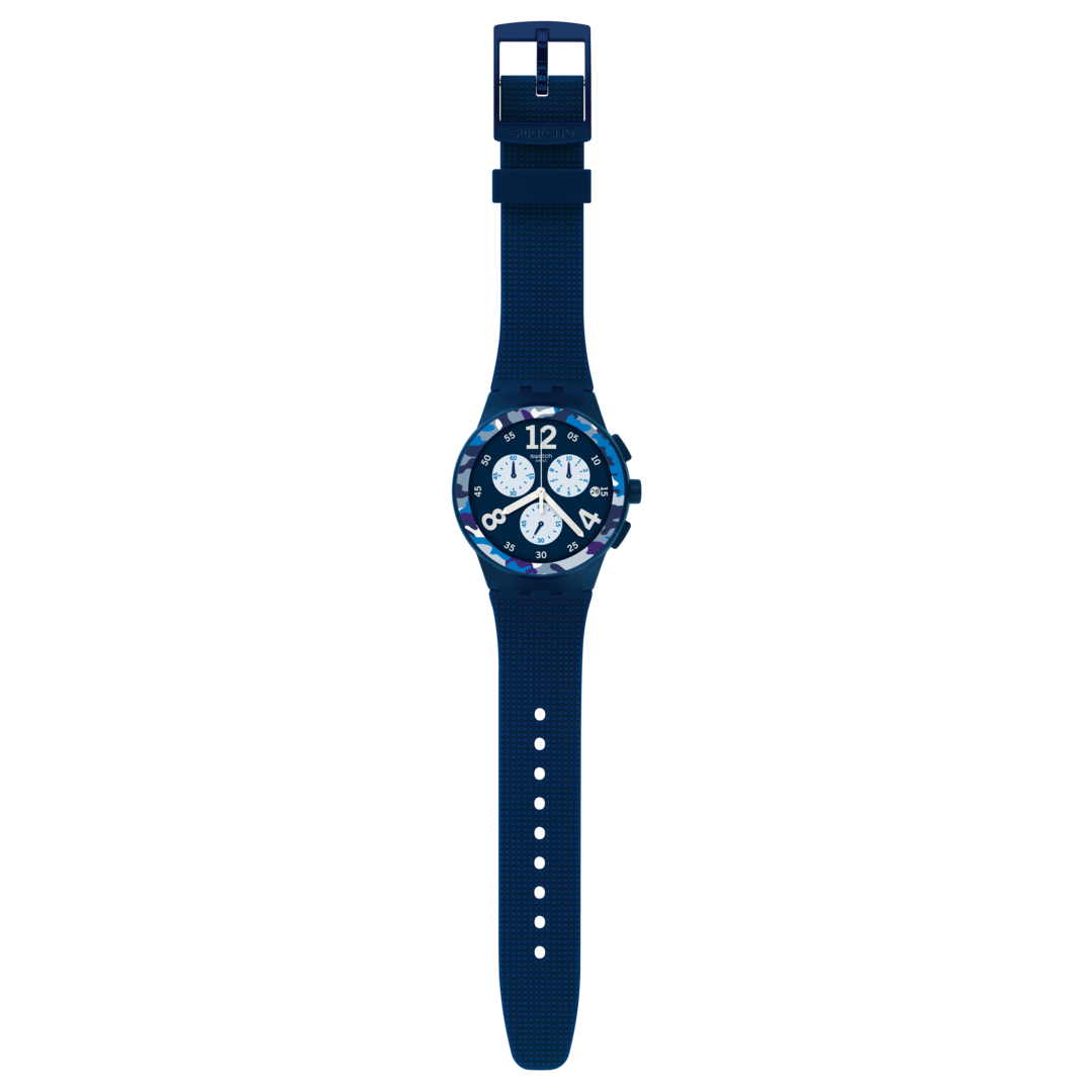 SUSN414 Reloj Swatch Camoblu unisex pulsera de resina - Resina Azul