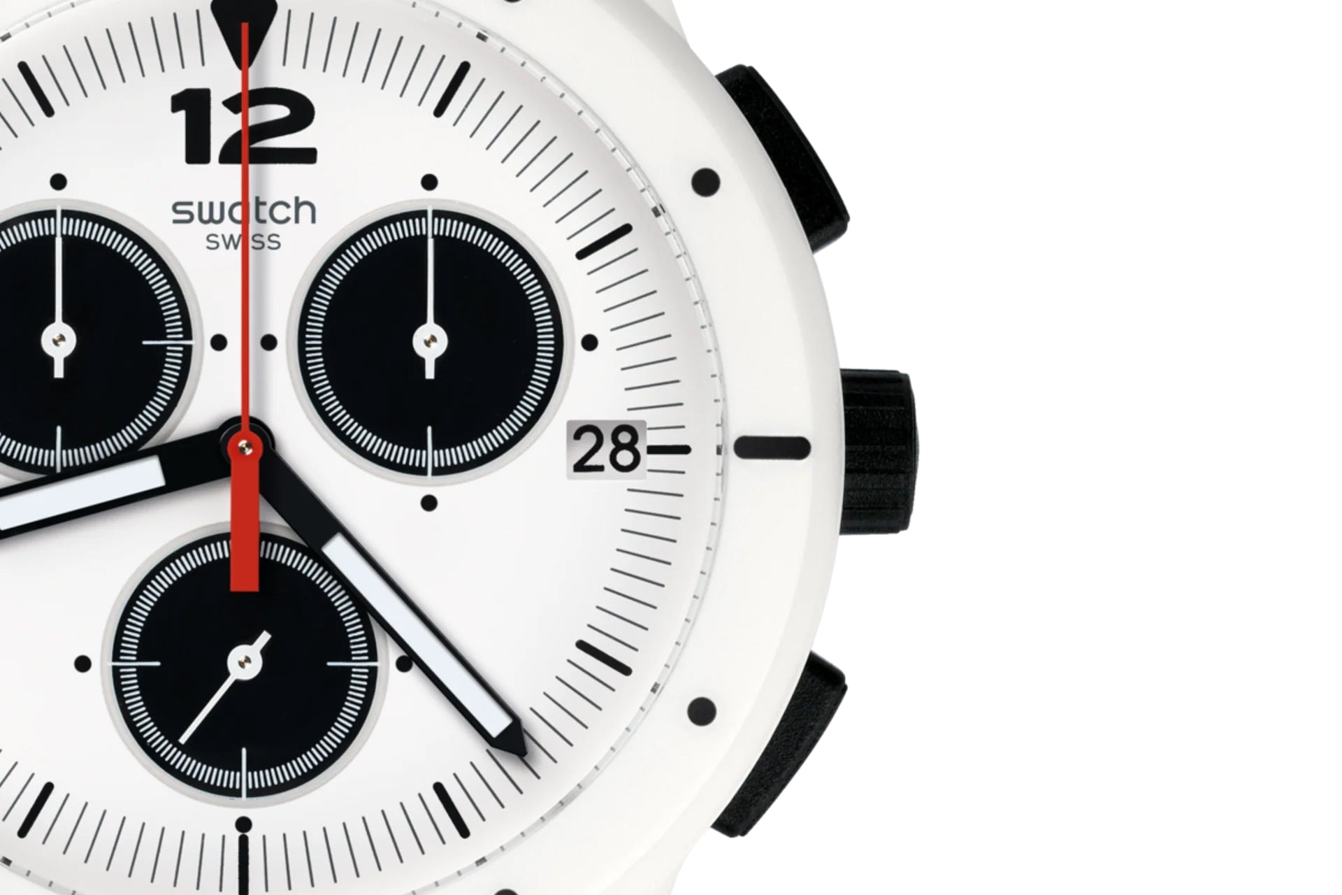 SUSW406 Reloj Swatch Why Again Unisex Silicona Blanco