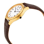 SWR072P1 Seiko de dama pulsera de cuero - Cuero Marrón