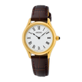 SWR072P1 Seiko de dama pulsera de cuero - Cuero Marrón