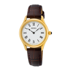 SWR072P1 Seiko de dama pulsera de cuero - Cuero Marrón