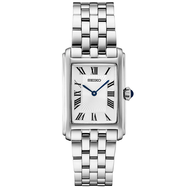 SWR091P1 Reloj Seiko Clásico Rectangular Mujer Acero