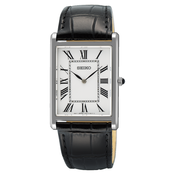 SWR103P1 Reloj Seiko de hombre pulsera de piel