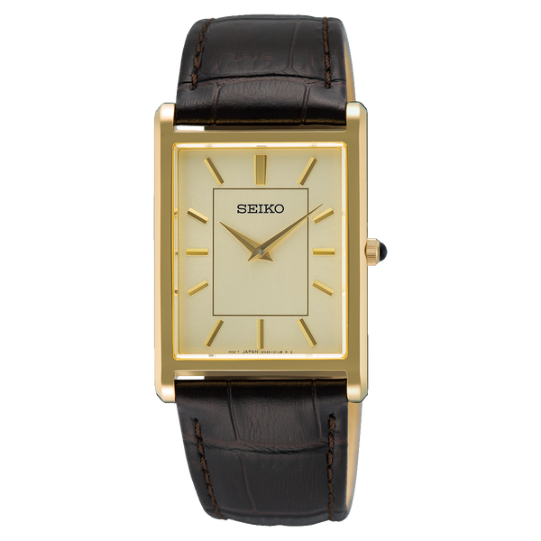 SWR106P1 Reloj Seiko Classic de hombre pulsera de cuero