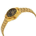 SYM602K1 Reloj Seiko Automatic 5 Mujer Acero Dorado Esfera Negra