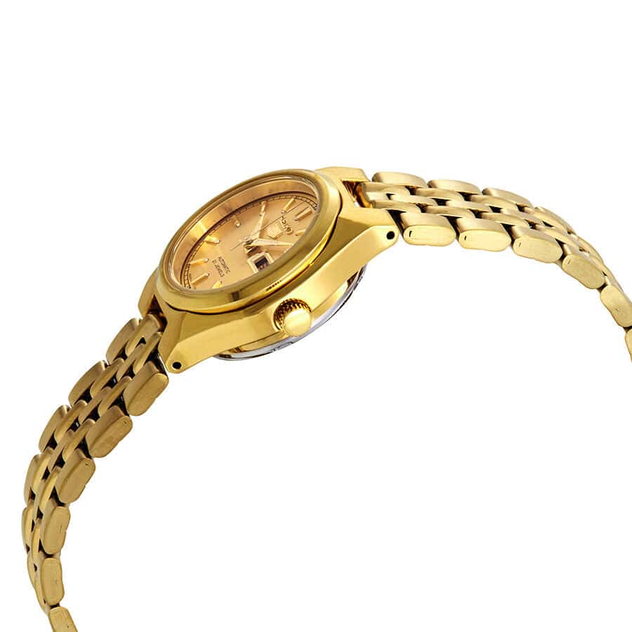 SYMA04 Reloj Seiko Automatic 5 Mujer Acero Dorado