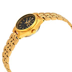 SYMA06K1 Reloj Seiko Automatic 5 Mujer Acero Dorado Esfera Negra