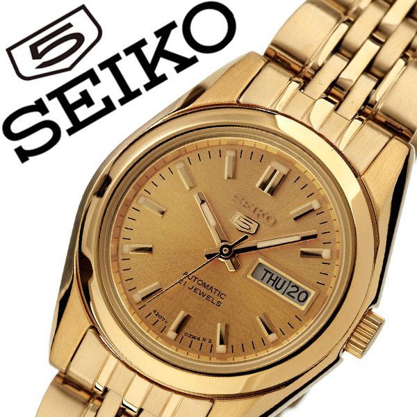 SYMA38K1-5 Reloj Seiko Serie 5 Mujer Acero Dorado