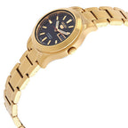 SYMD96K1-5 Reloj Seiko Automatic 5 Mujer Acero Dorado Esfera Negra