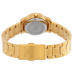 SYMD96K1-5 Reloj Seiko Automatic 5 Mujer Acero Dorado Esfera Negra