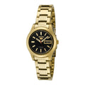 SYMD96K1-5 Reloj Seiko Automatic 5 Mujer Acero Dorado Esfera Negra