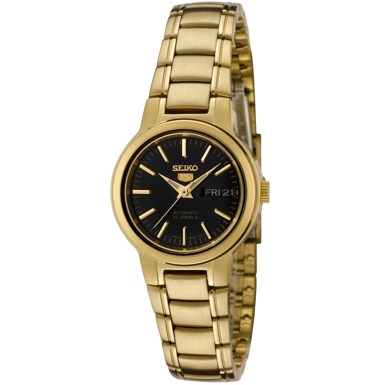 SYME48K1-5 Reloj Seiko Serie 5 Mujer Acero Dorado Esfera