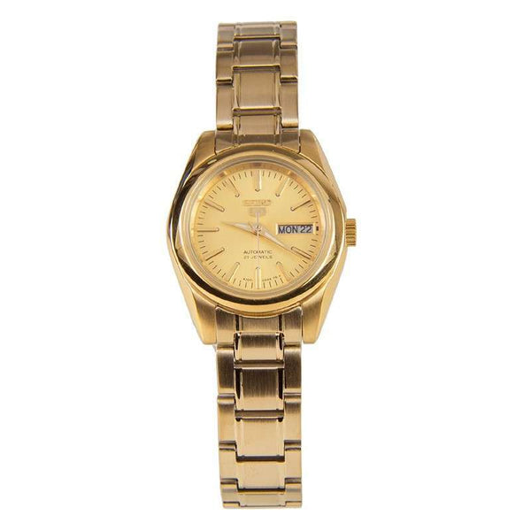 SYMK20K1 Reloj Seiko Automatic 5 Mujer Acero Inoxidable Dorado