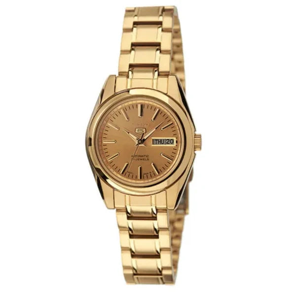 SYMK20K1 Reloj Seiko Automatic 5 Mujer Acero Inoxidable Dorado