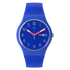 SO29N705 Reloj Swatch Cobalt Disco de hombre pulsera de resina