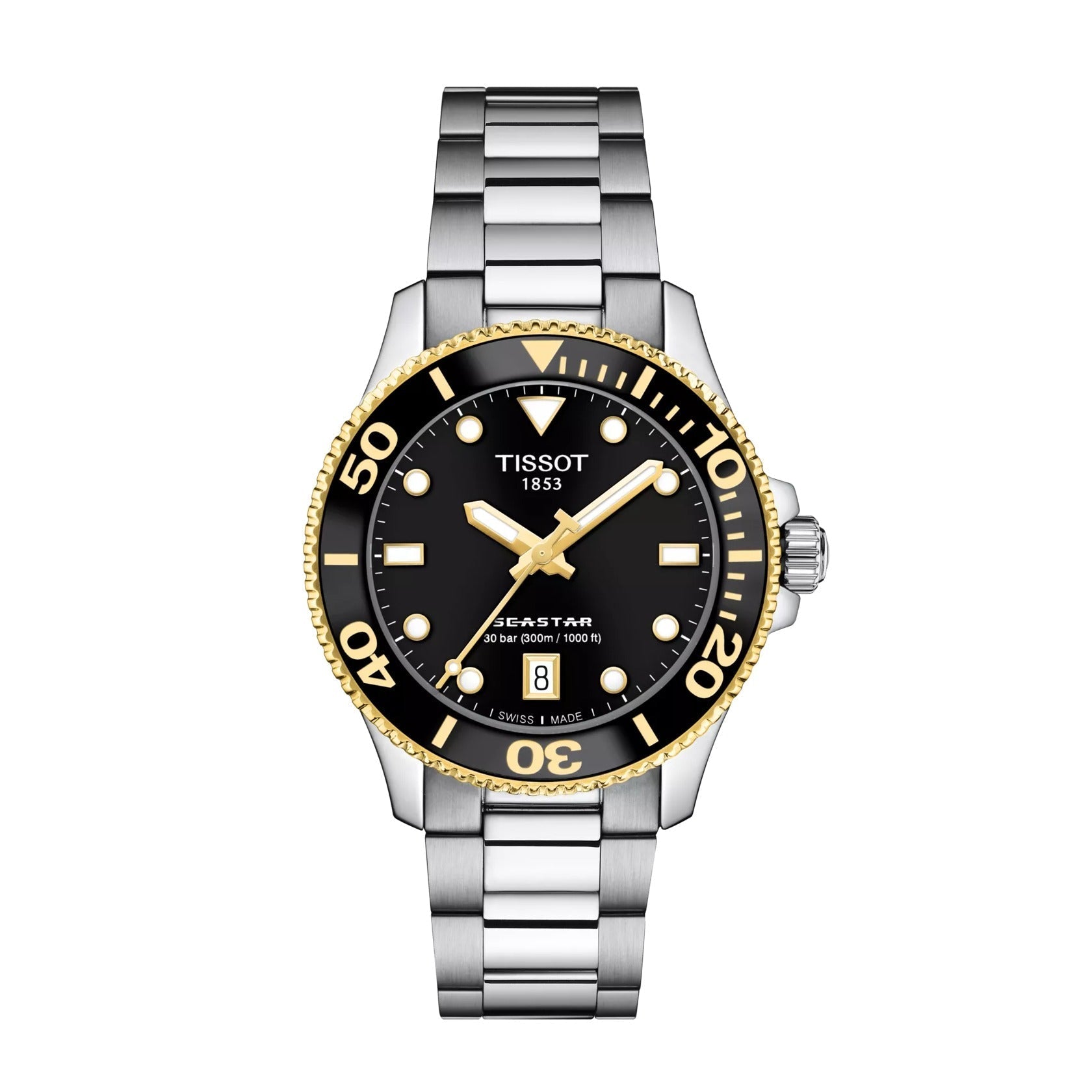 T120.210.21.051.00 Reloj Tissot Seastar 1000 de hombre correa de metal