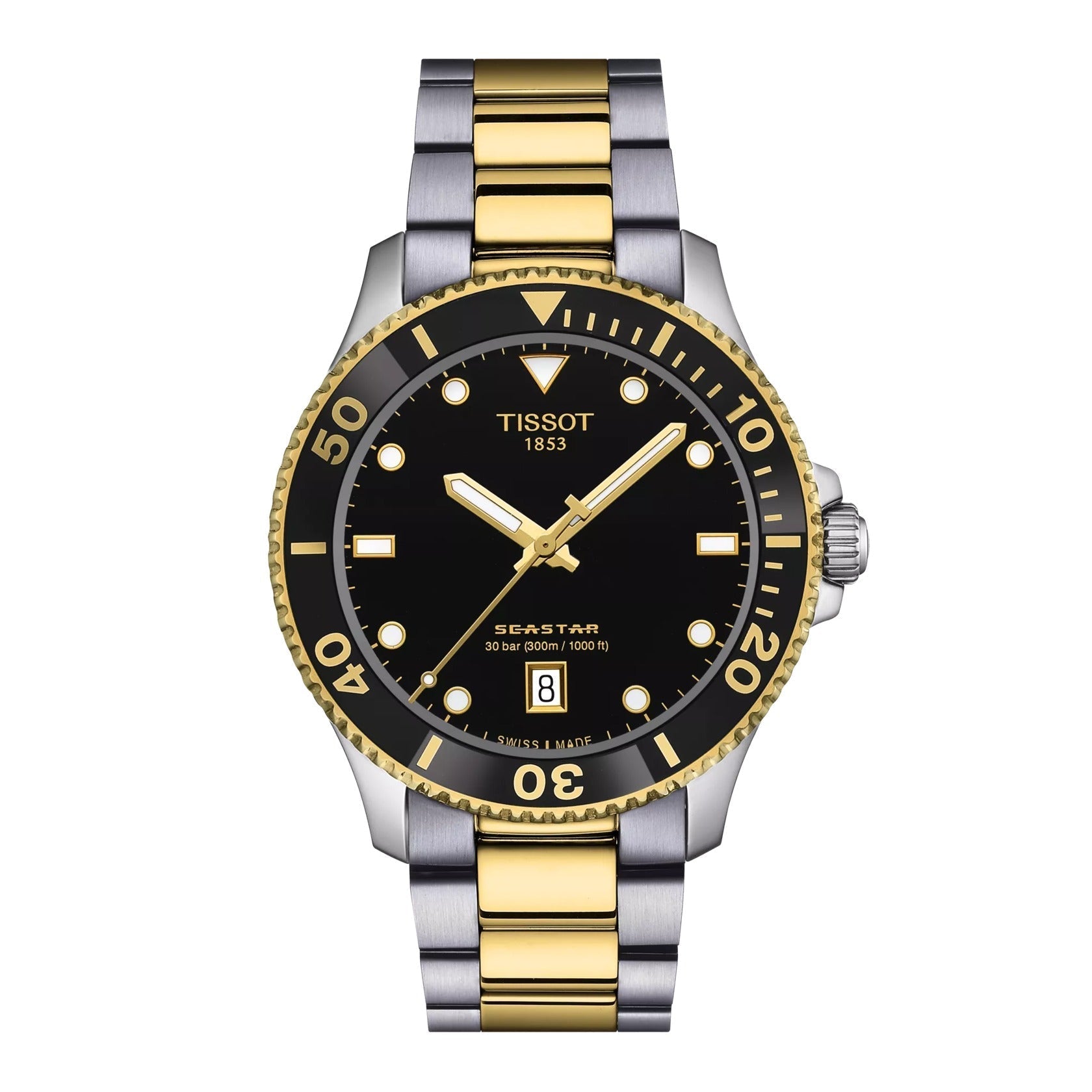 T120.410.22.051.00 Reloj Tissot Seastar 1000 de hombre correa de metal