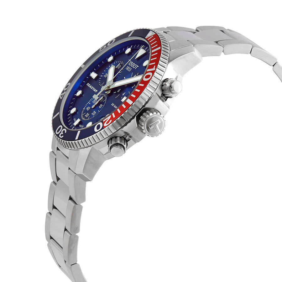 T120.417.11.041.03 Reloj Tissot Seastar de hombre correa de metal - Acero Inoxidable Plateado