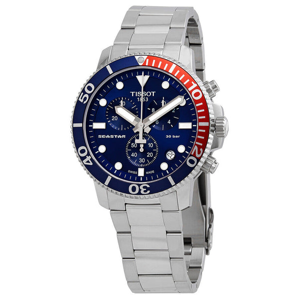 T120.417.11.041.03 Reloj Tissot Seastar de hombre correa de metal - Acero Inoxidable Plateado