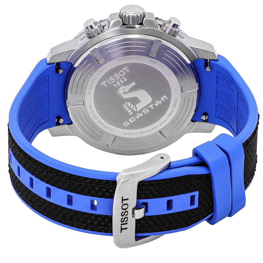 T120.417.17.051.03 Reloj Tissot Seastar de hombre correa de tela - Tela Negro