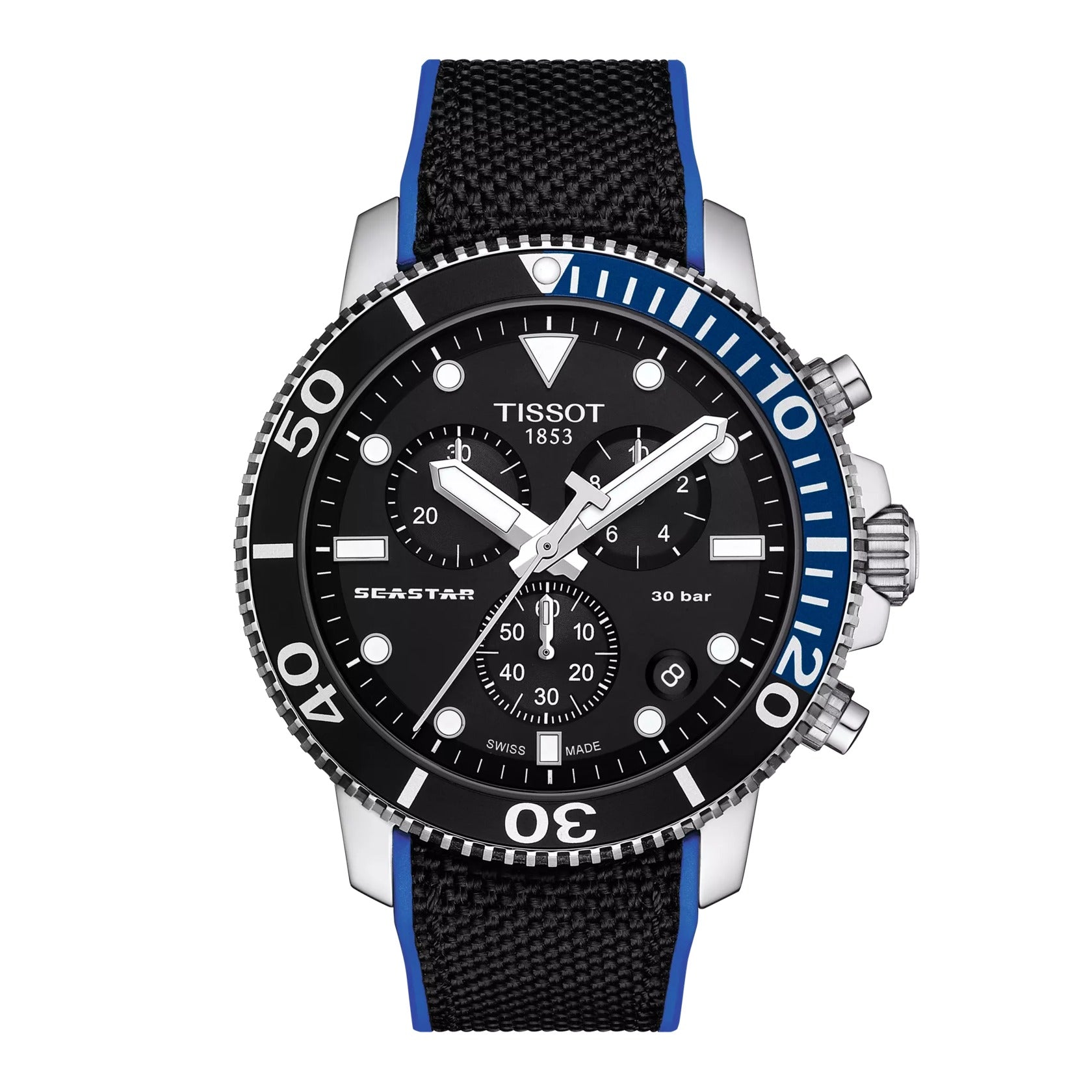 T120.417.17.051.03 Reloj Tissot Seastar de hombre correa de tela