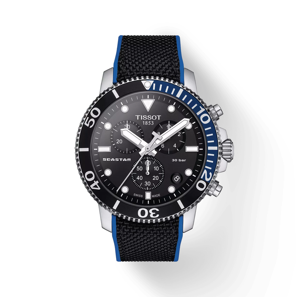 T120.417.17.051.03 Reloj Tissot Seastar de hombre correa de tela