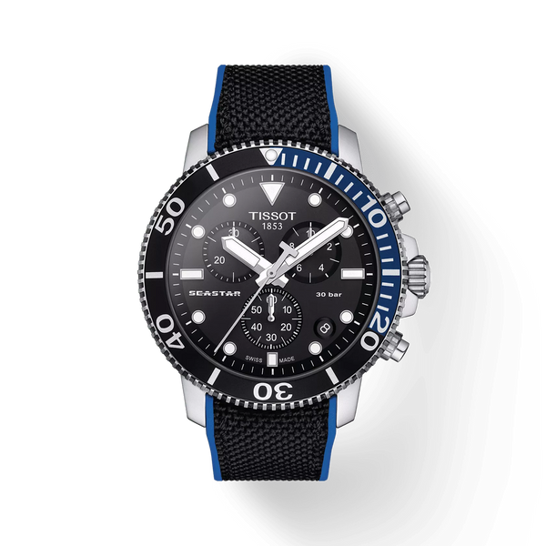 T120.417.17.051.03 Reloj Tissot Seastar de hombre correa de tela