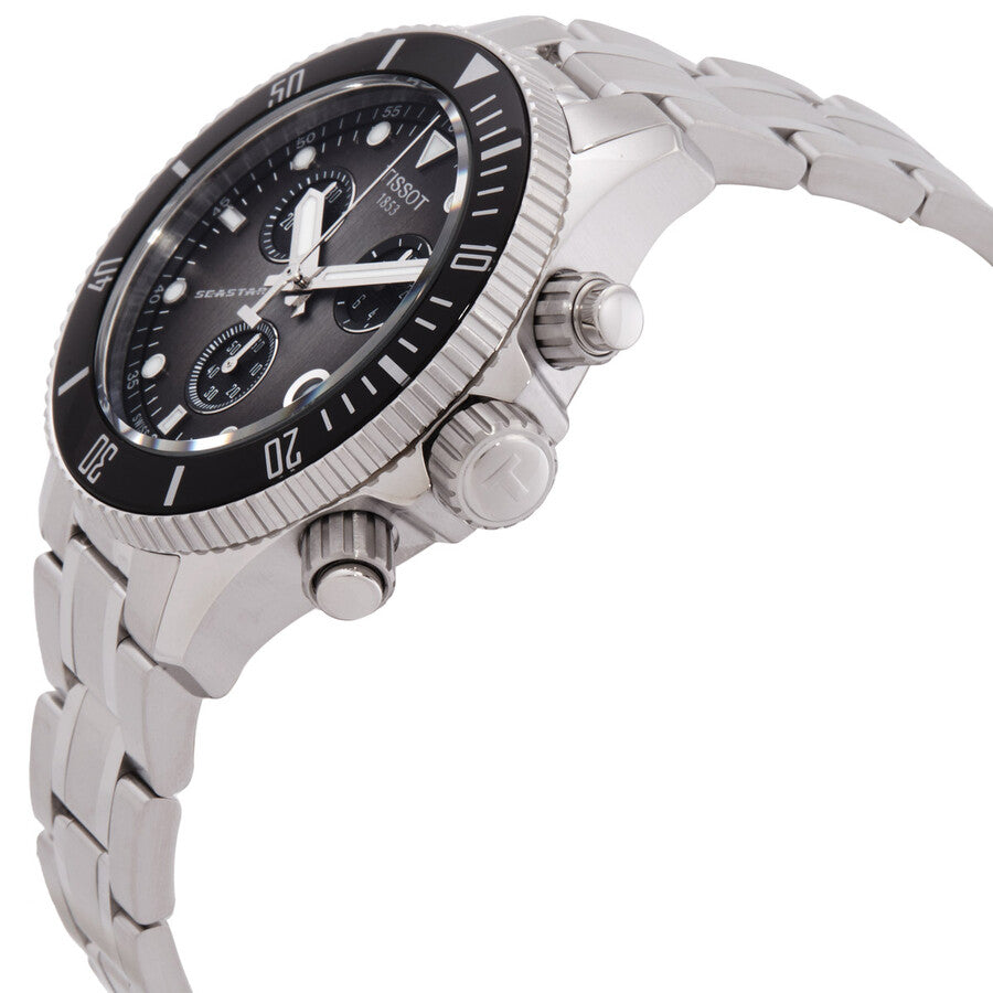 T120.217.11.061.00 Reloj Tissot Seastar de hombre correa de metal - Acero Inoxidable Plateado