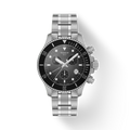 T120.217.11.061.00 Reloj Tissot Seastar de hombre correa de metal - Acero Inoxidable Plateado