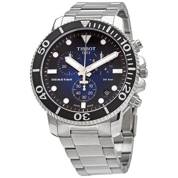 T120.417.11.041.01 Reloj Tissot Seastar de caballero correa de metal - Acero Inoxidable Plateado