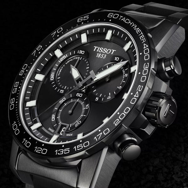T125.617.33.051.00 Reloj Tissot Supersport de hombre correa de metal - Acero Inoxidable Negro
